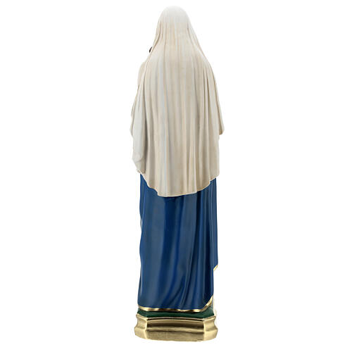 Virgen con Niño estatua yeso 60 cm pintada a mano Barsanti 7