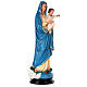 Estatua Virgen con Niño yeso 80 cm color a mano Arte Barsanti s5