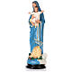Statua Madonna con Bambino gesso 80 cm colore a mano Arte Barsanti s9