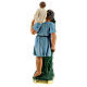 Heiliger Christophorus Gipsstatue 20 cm handbemalt von Arte Barsanti s4