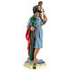 Statue aus Gips Heiliger Christophorus handbemalt von Arte Barsanti, 30 cm s4