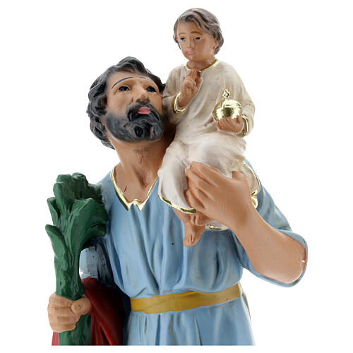 Figurka Święty Krzysztof gips 30 cm ręcznie malowana Arte Barsanti 2