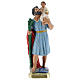 Figurka Święty Krzysztof gips 30 cm ręcznie malowana Arte Barsanti s1
