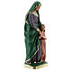 Santa Ana com a Virgem Maria imagem de gesso pintada à mão Arte Barsanti 30 cm s5