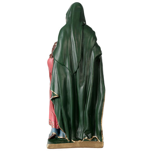 Statua Sant'Anna gesso 40 cm dipinta a mano Arte Barsanti 5