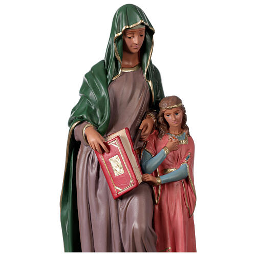 Figura Święta Anna gips 40 cm malowany ręcznie Arte Barsanti 2