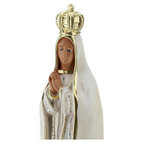 Statue aus Gips Madonna Fatima handbemalt von Arte Barsanti, 20 cm