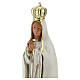 Madonna Fatima statua gesso 20 cm pittura a mano Barsanti s2