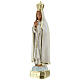 Madonna Fatima statua gesso 20 cm pittura a mano Barsanti s3