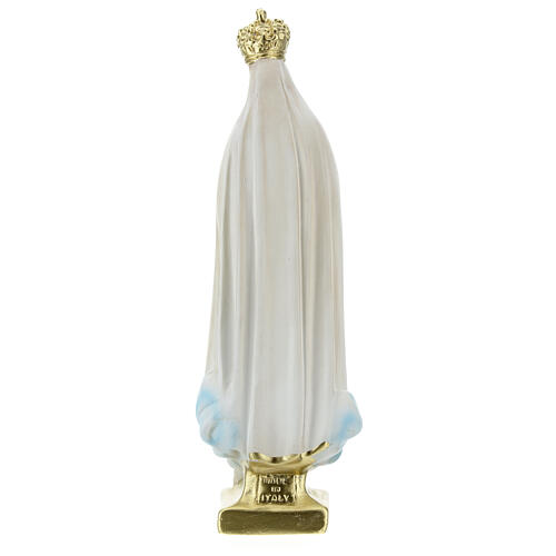 Statue aus Gips Madonna Fatima handbemalt von Arte Barsanti, 25 cm 5