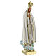 Notre-Dame de Fatima 25 cm statue plâtre coloré main Barsanti s4