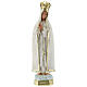 Statue Notre-Dame de Fatima plâtre 30 cm peinte à la main Barsanti s1
