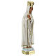 Statue Notre-Dame de Fatima plâtre 30 cm peinte à la main Barsanti s5