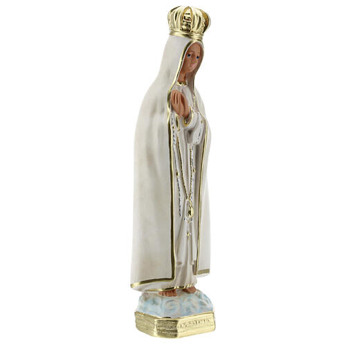 Our Lady of Fatima plaster statue, 30 cm hand painted Barsanti 5
