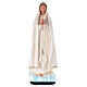 Estatua Virgen de Fátima 80 cm yeso pintado a mano Barsanti s1