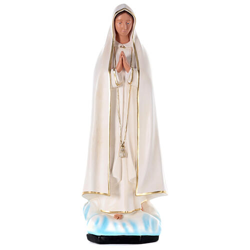 Statua Madonna di Fatima 80 cm gesso dipinto a mano Barsanti 1