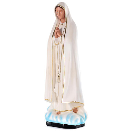 Nossa Senhora de Fátima imagem gesso pintada à mão Arte Barsanti 80 cm 3