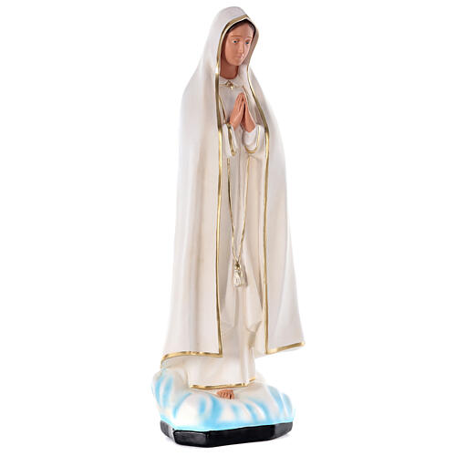 Nossa Senhora de Fátima imagem gesso pintada à mão Arte Barsanti 80 cm 4