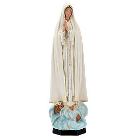 Virgen Fátima 60 cm resina sin corona pintada Arte Barsanti