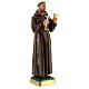 Statue des Heiligen Franziskus von Assisi mit Taube, 30 cm, Gips, Arte Barsanti s4