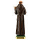 St Francis of Assisi statue with dove h 12 in plaster Arte Barsanti s5