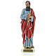 Saint Paul statue plâtre 30 cm peinte à la main Arte Barsanti s1