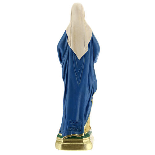 Sacred Heart of Mary hand painted plaster statue Arte Barsanti 20 cm 4