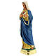 Sacred Heart of Mary hand painted plaster statue Arte Barsanti 20 cm s2