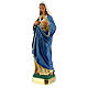 Estatua Sagrado Corazón María 30 cm yeso coloreado a mano Arte Barsanti s3
