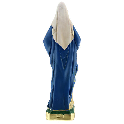Plaster statue Immaculate Heart of Mary 12 in hand-painted Arte Barsanti 5