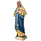 Sacred Heart of Mary hand painted plaster statue Arte Barsanti 40 cm s3