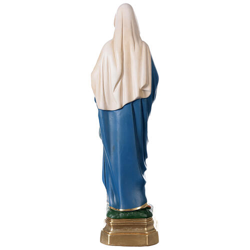 Sacred Heart of Mary hand painted plaster statue Arte Barsanti 50 cm 5