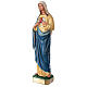 Sacred Heart of Mary hand painted plaster statue Arte Barsanti 60 cm s3