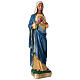 Sacred Heart of Mary hand painted plaster statue Arte Barsanti 60 cm s4