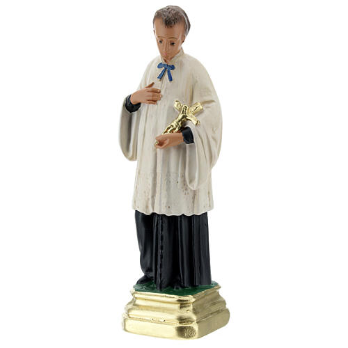 St Luigi Gonzaga statue, 20 cm in plaster Arte Barsanti 2