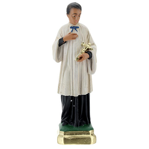 Saint Luigi Gonzaga statue, 25 cm in plaster Arte Barsanti 1