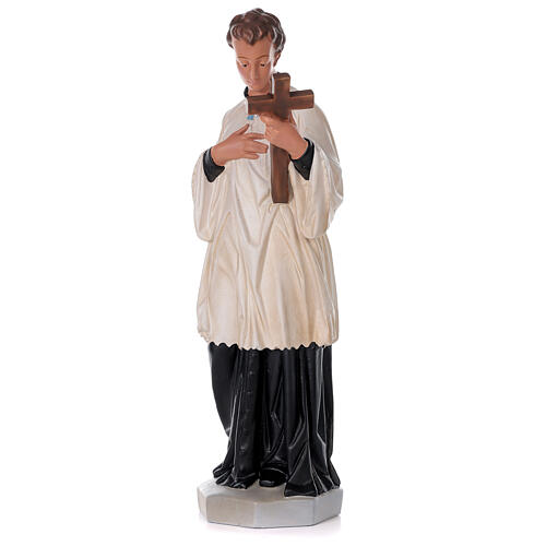 Statue, Heiliger Aloisius von Gonzaga, handbemalt, 80 cm, Arte Barsanti 3