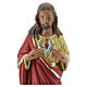 Statue aus Gips Heiligstes Herz Jesu von Arte Barsanti, 20 cm s2