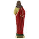 Statua Sacro Cuore Gesù 20 cm gesso dipinto a mano Barsanti s5