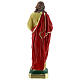 Sacred Heart of Jesus hands to chest plaster statue 25 cm Arte Barsanti s5