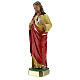 Estatua Sagrado Corazón Jesús 30 cm yeso pintada a mano Barsanti s3