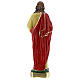 Statua Sacro Cuore Gesù 30 cm gesso dipinta a mano Barsanti s5