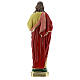 Sacro Cuore Gesù statua gesso 40 cm dipinto a mano Barsanti s7