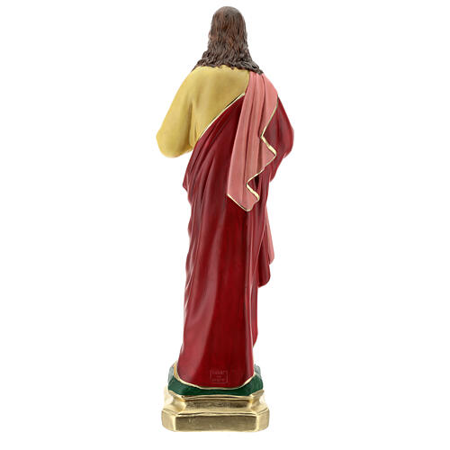 Święte Serce Jezusa dłonie przy klatce piersiowej 50 cm figura gipsowa Barsanti 7