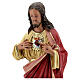 Sacré-Coeur Jésus 60 cm résine peinte à la main Arte Barsanti s4