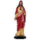 Statua Sacro Cuore Gesù resina 80 cm dipinta a mano Arte Barsanti s1