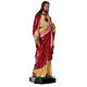 Statua Sacro Cuore Gesù resina 80 cm dipinta a mano Arte Barsanti s4