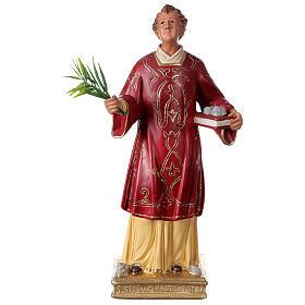 Statue Heiliger Stephanus aus Gips, 40 cm, von Arte Barsanti