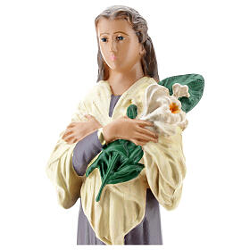 Statue aus Gips Heilige Maria Goretti von Arte Barsanti, 30 cm