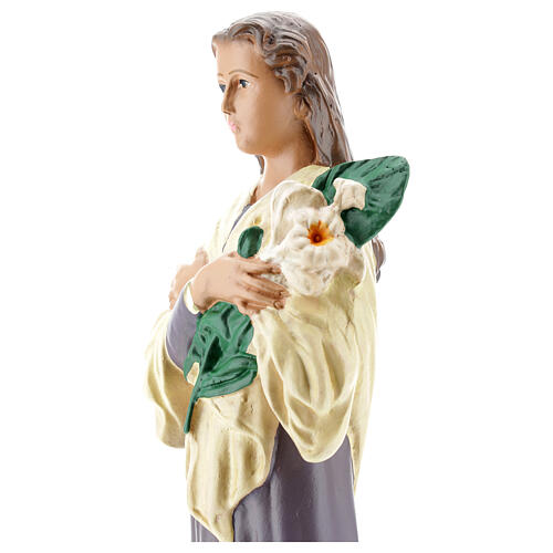 Statue aus Gips Heilige Maria Goretti von Arte Barsanti, 30 cm 4